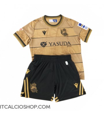 Real Sociedad Seconda Maglia Bambino 2024-25 Manica Corta (+ Pantaloni corti)
